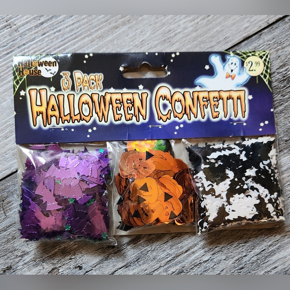 3- Pack Halloween House Halloween Confetti